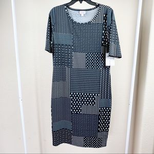 Lularoe block patterned dress